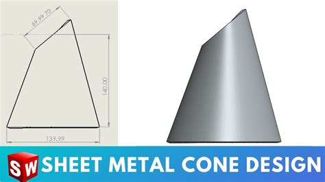 how to fabricate a metal cone|sheet metal layout cone.